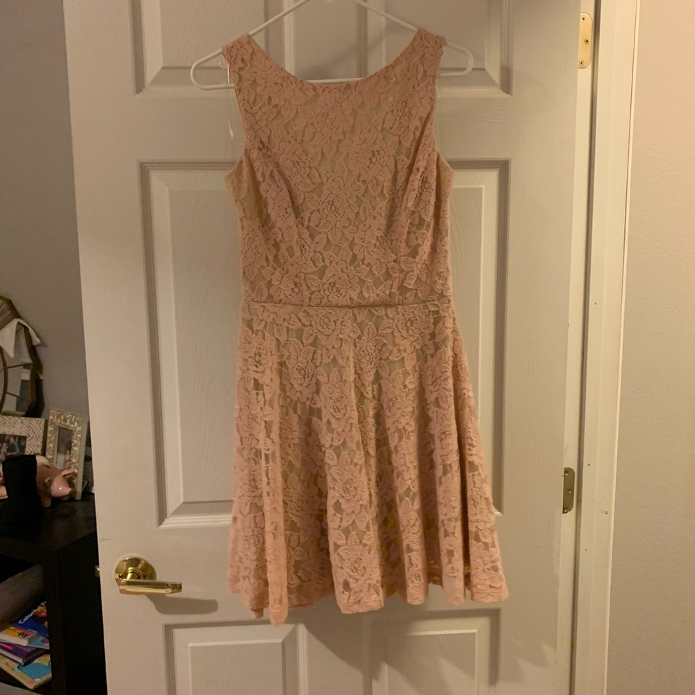Beautiful pink floral dress